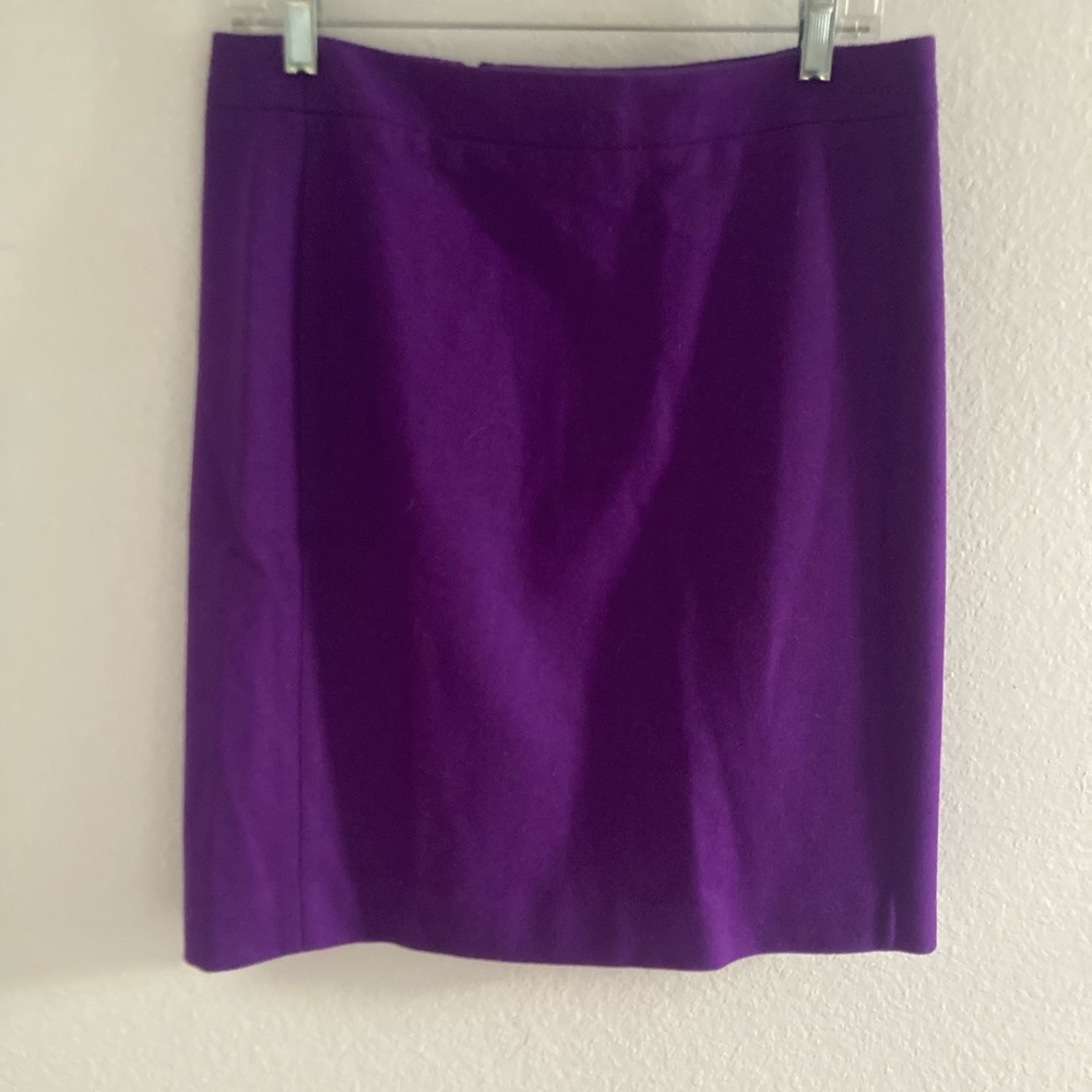 J. Crew Vibrant Purple Pencil Skirt